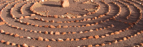 Desert Rose Labyrinth - image courtesy of InRetroSpect Podcast