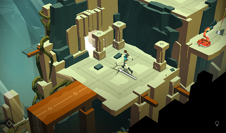 Lara Croft GO screenshot