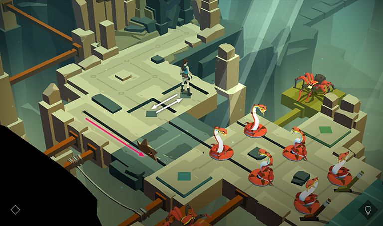 Lara Croft GO screenshot