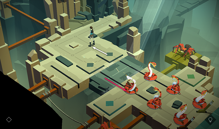 Lara Croft GO screenshot