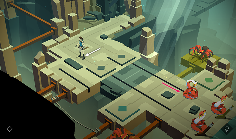 Lara Croft GO screenshot