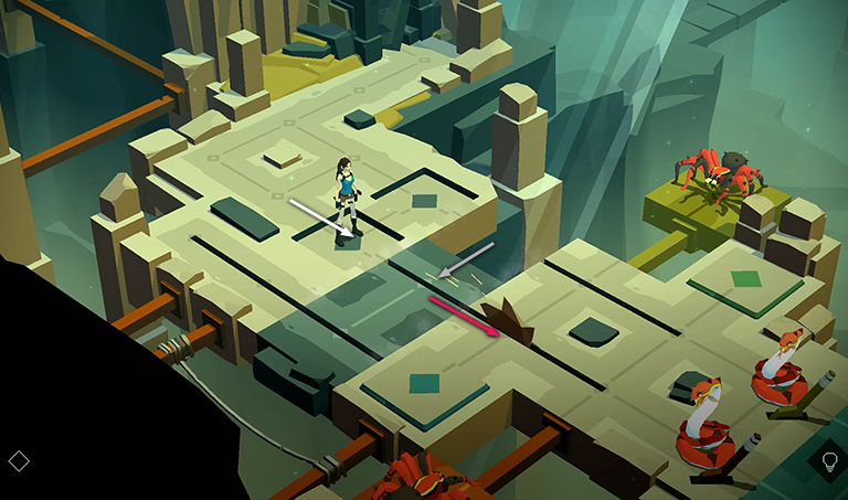 Lara Croft GO screenshot