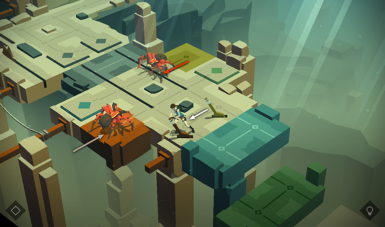 Lara Croft GO screenshot