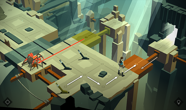 Lara Croft GO screenshot