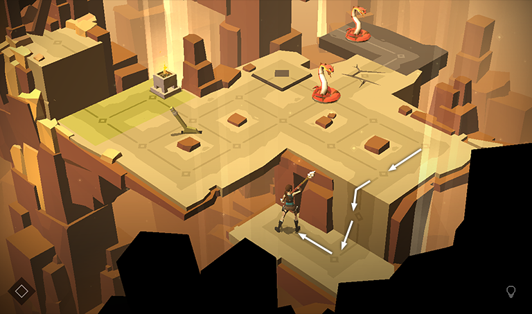 Lara Croft GO screenshot