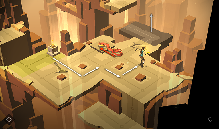 Lara Croft GO screenshot