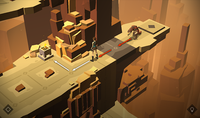 Lara Croft GO screenshot