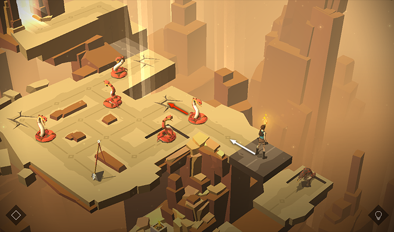 Lara Croft GO screenshot