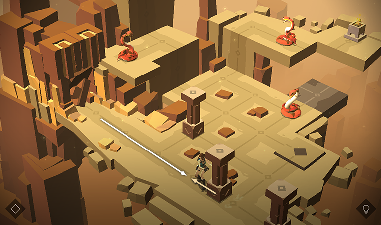 Lara Croft GO screenshot
