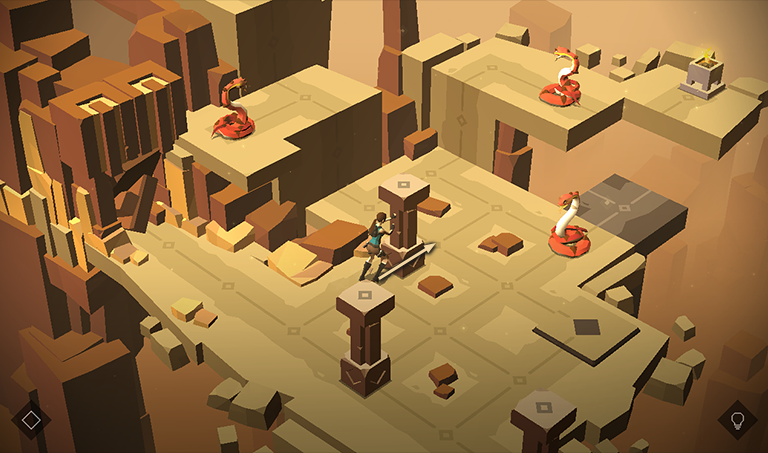 Lara Croft GO screenshot