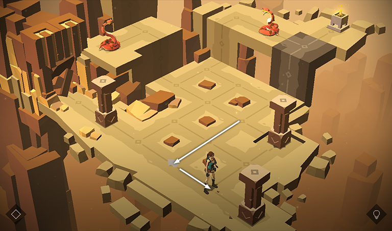 Lara Croft GO screenshot