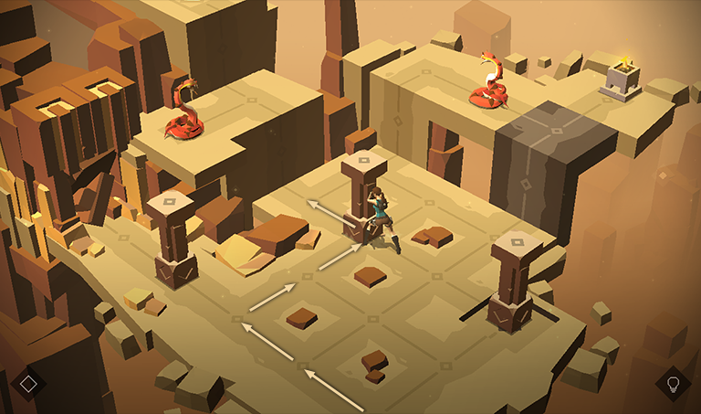 Lara Croft GO screenshot