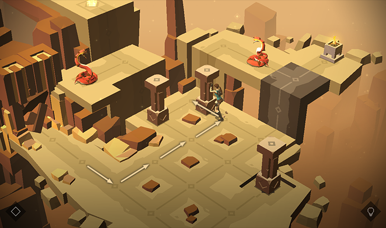 Lara Croft GO screenshot