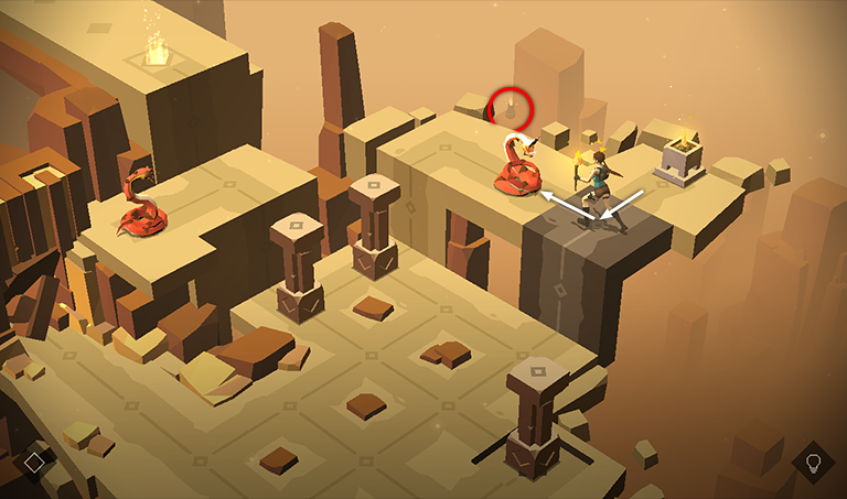 Lara Croft GO screenshot
