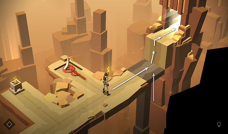 Lara Croft GO screenshot