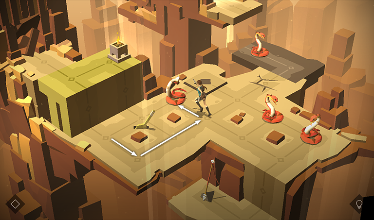 Lara Croft GO screenshot