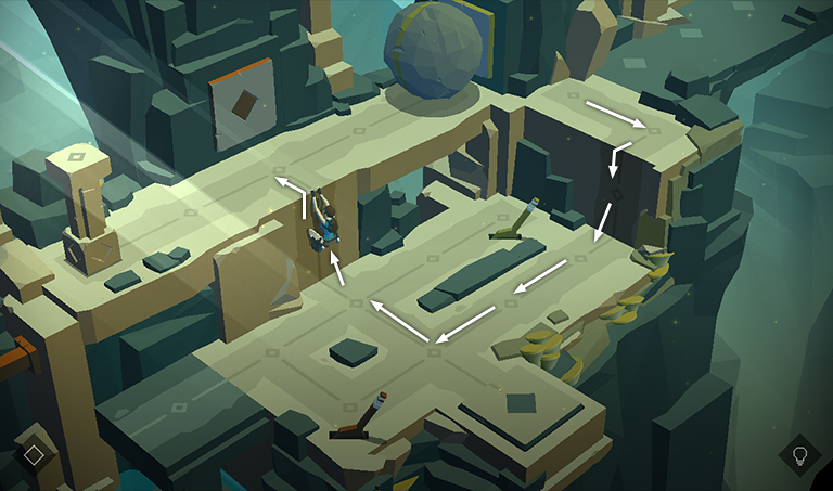 Lara Croft GO screenshot