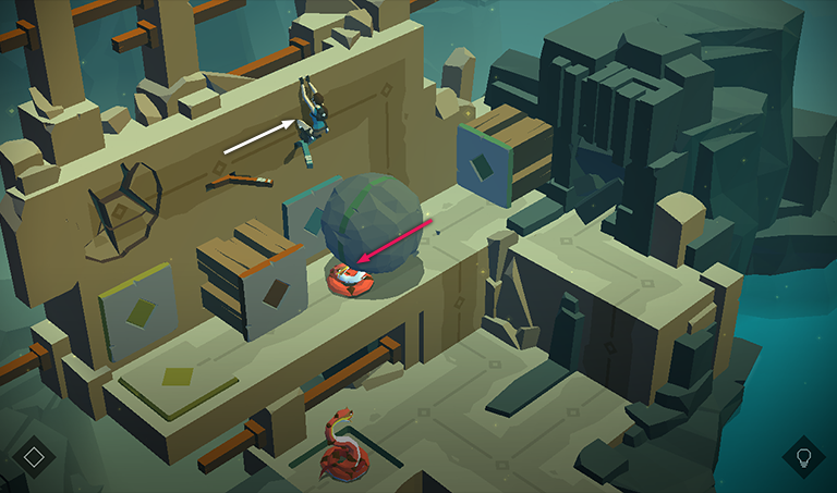 Lara Croft GO screenshot