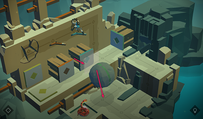 Lara Croft GO screenshot