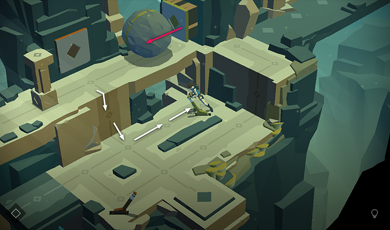 Lara Croft GO screenshot