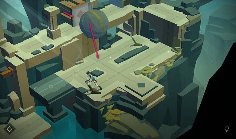 Lara Croft GO screenshot
