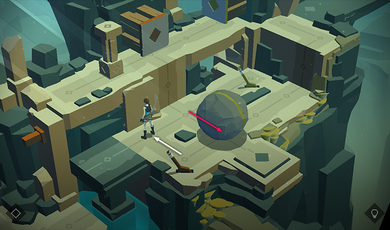 Lara Croft GO screenshot