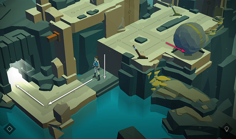 Lara Croft GO screenshot