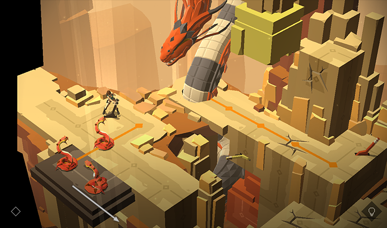 Lara Croft GO screenshot
