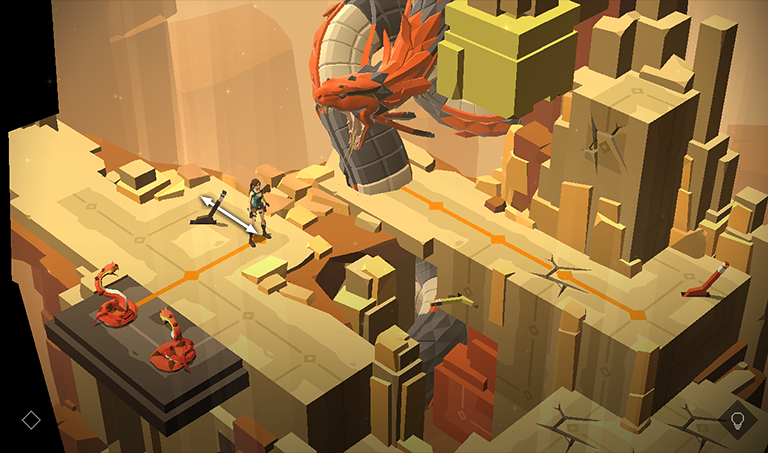 Lara Croft GO screenshot