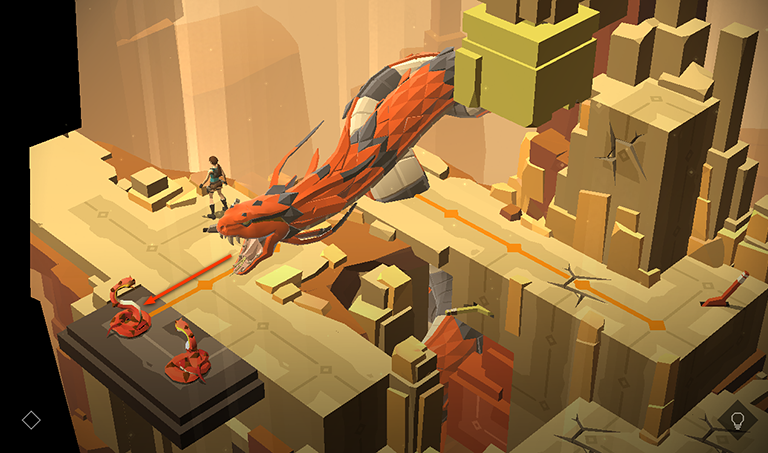 Lara Croft GO screenshot